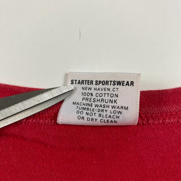 Vintage 80s 90s New England Patriots Starter Single Stitch T Shirt Mens Large XL - Picture 4 of 8